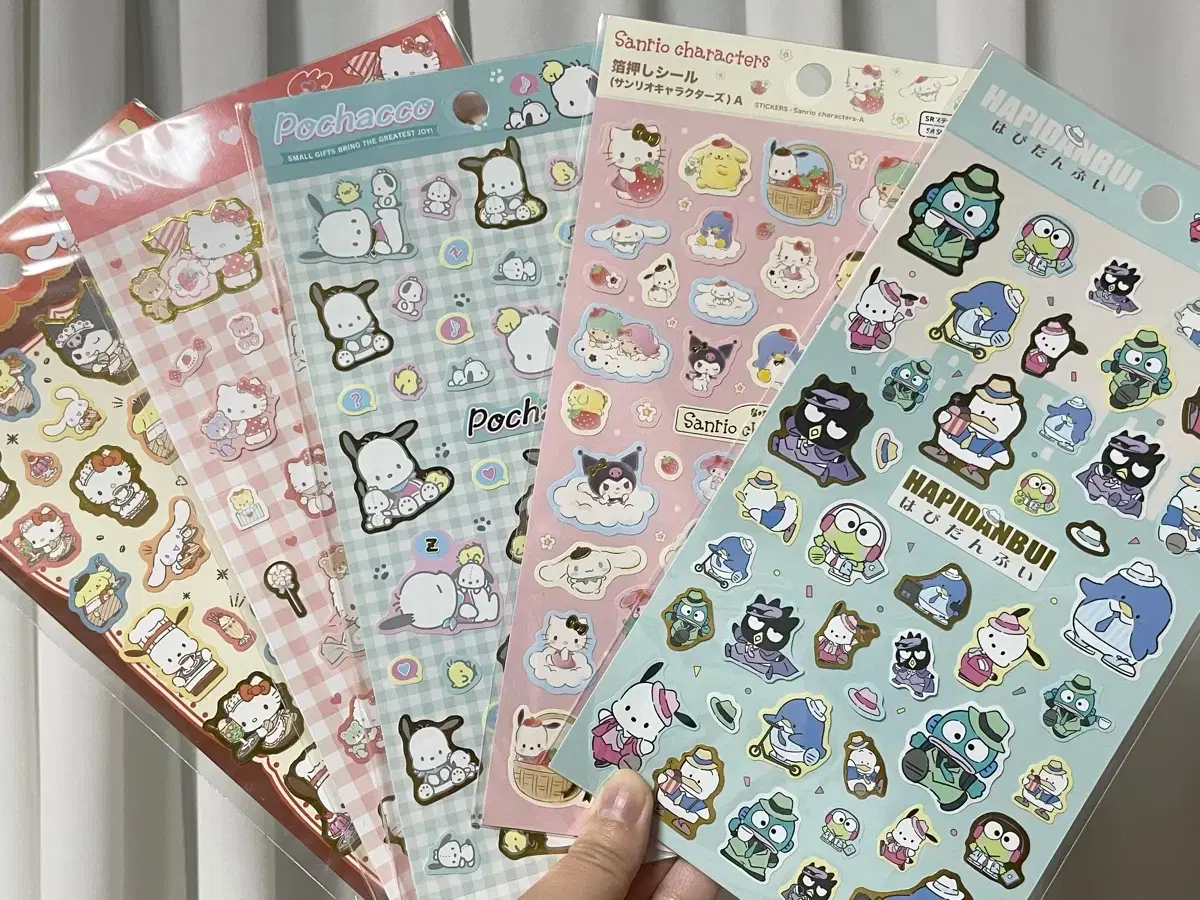 Sanrio Keum foil stickers (bulk sale) total 12 sheets
