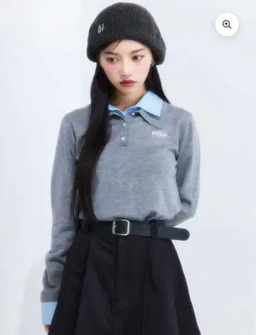 eimy istoire 더블 컬러 디자인 니트