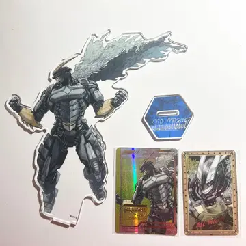 히로아카 원화전 아크릴 MEGA 피규어 올마이트 금박 카드 특전