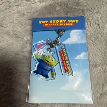 도쿄 스카이트리 한정판 토이 스토리 리틀 그린멘 아크릴 키링