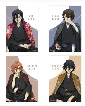 문호 스트레이독스 문스 AGF 한정판 브로마이드 다자이 나카하라