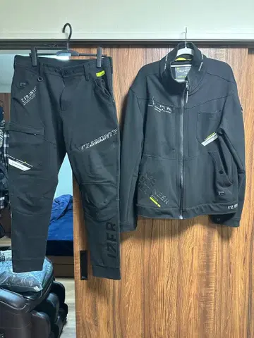 I'Z FRONTIER 엔지니어 팬츠 자켓 블랙