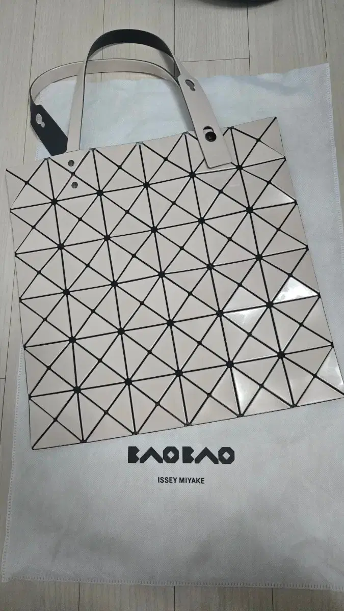 Bao Bao Issey Miyake Tote Bag Pink Beige
