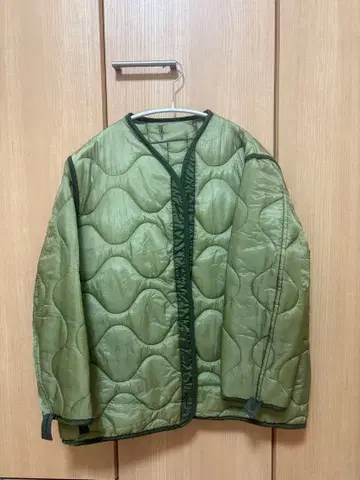 밀리터리 자켓 M 올리브 그린 라이너