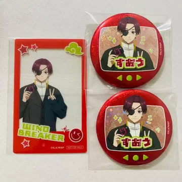 AGF 윈브레 홀로그램 캔뱃지 클리어 카드 소방 3종 세트