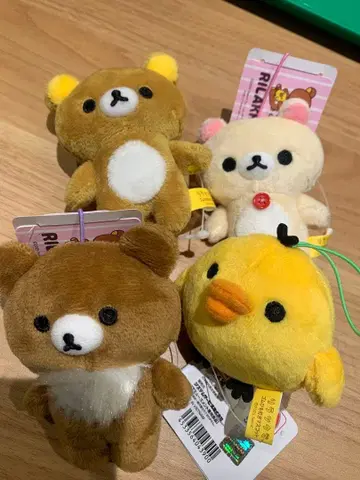 리락쿠마 코리락쿠마 키이로이토리 차이로이코구마 라운드원 한정판 밴딩 포함