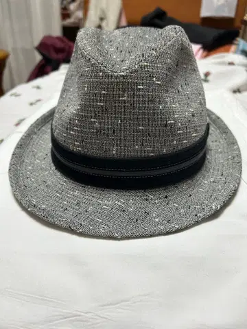 HIROKO KOSHINO 그레이 페도라 햇 58cm 여름용