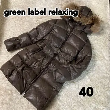 그린 라벨 릴랙싱 다운 롱 코트 40 사이즈