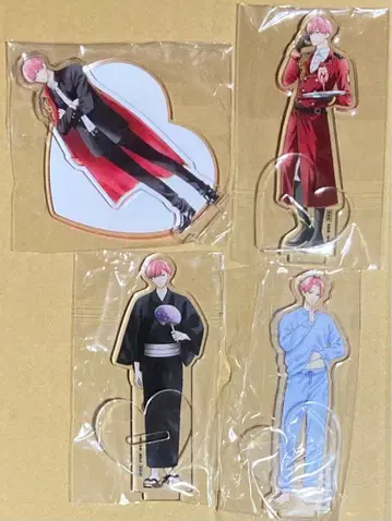 핑크와 하바네로 아크릴 스탠드 4종