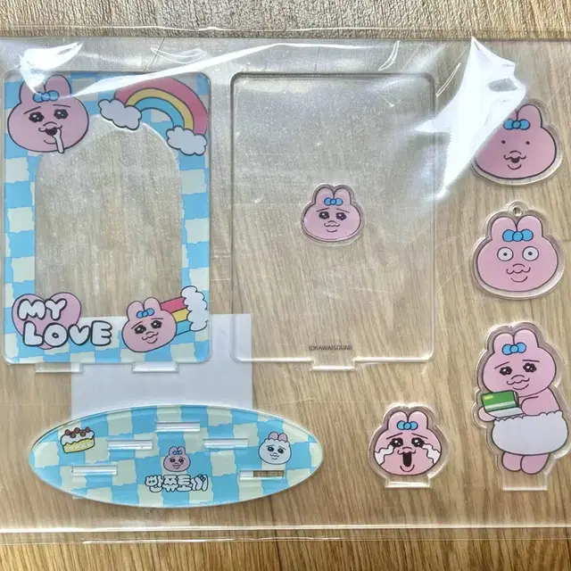 [빤쮸토끼] 포토카드 아크릴 스탠드 (블루)