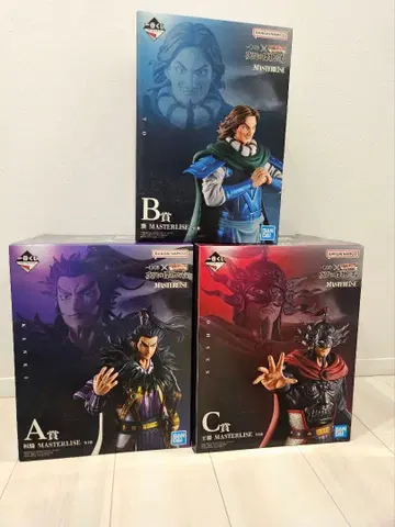 제일복권 킹덤 A상 환기 B상 등 C상 왕전 피규어 3체 세트