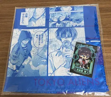 도쿄 에이리언즈 스카프 텐쿠바시 쇼 구매 혜택 스티커 포함