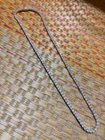 [컨디션 최상] 골드 큐빅 목걸이 약 57cm