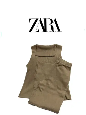 ZARA 자라 노스 니트 셋업 베이지