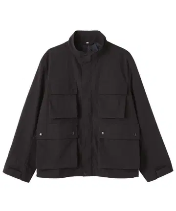 MUJI Labo 신사 나일론 워크 블루종 블랙 S 25AW 무인양품