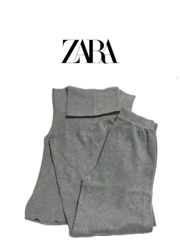 ZARA 자라 노스 니트 셋업 그레이