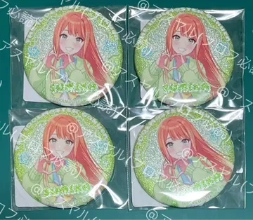 학마스 DMM 스크래치 캔뱃지 4점 보라 구름 청하