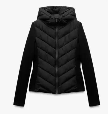 ZARA 대비 퍼프 자켓 xs