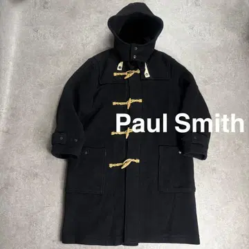 폴스미스 Paul Smith 더플 코트 울 블랙 M 후드