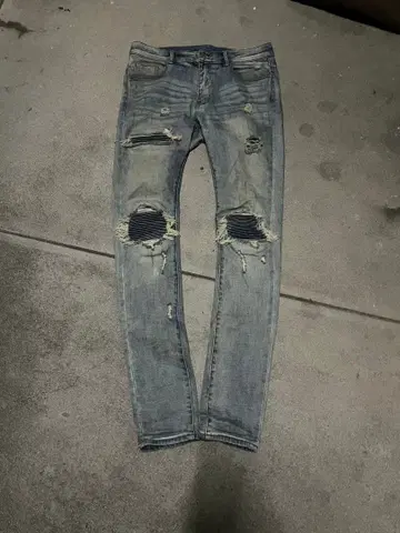 mnml 스키니 플레어 팬츠