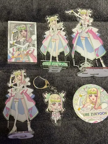 큐어즈 큔 세트 키미토 아이돌 프리큐어 키미프리 아크릴 스탠드 캔뱃지