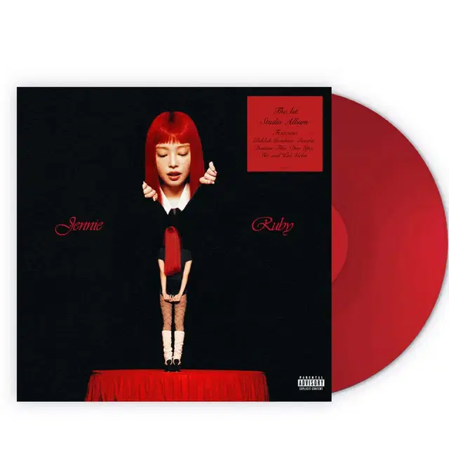 제니 lpRuby 레드 바이닐 앨범 포카 제외