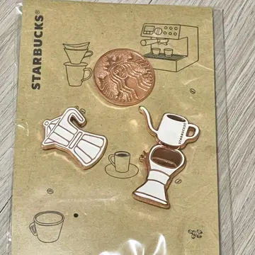 스타벅스 대만 2017 핀즈 4개 개봉 커피 로고 사이렌