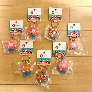 산리오 미야쿠미야쿠 변신 마스코트 클리어 키링 7개 세트