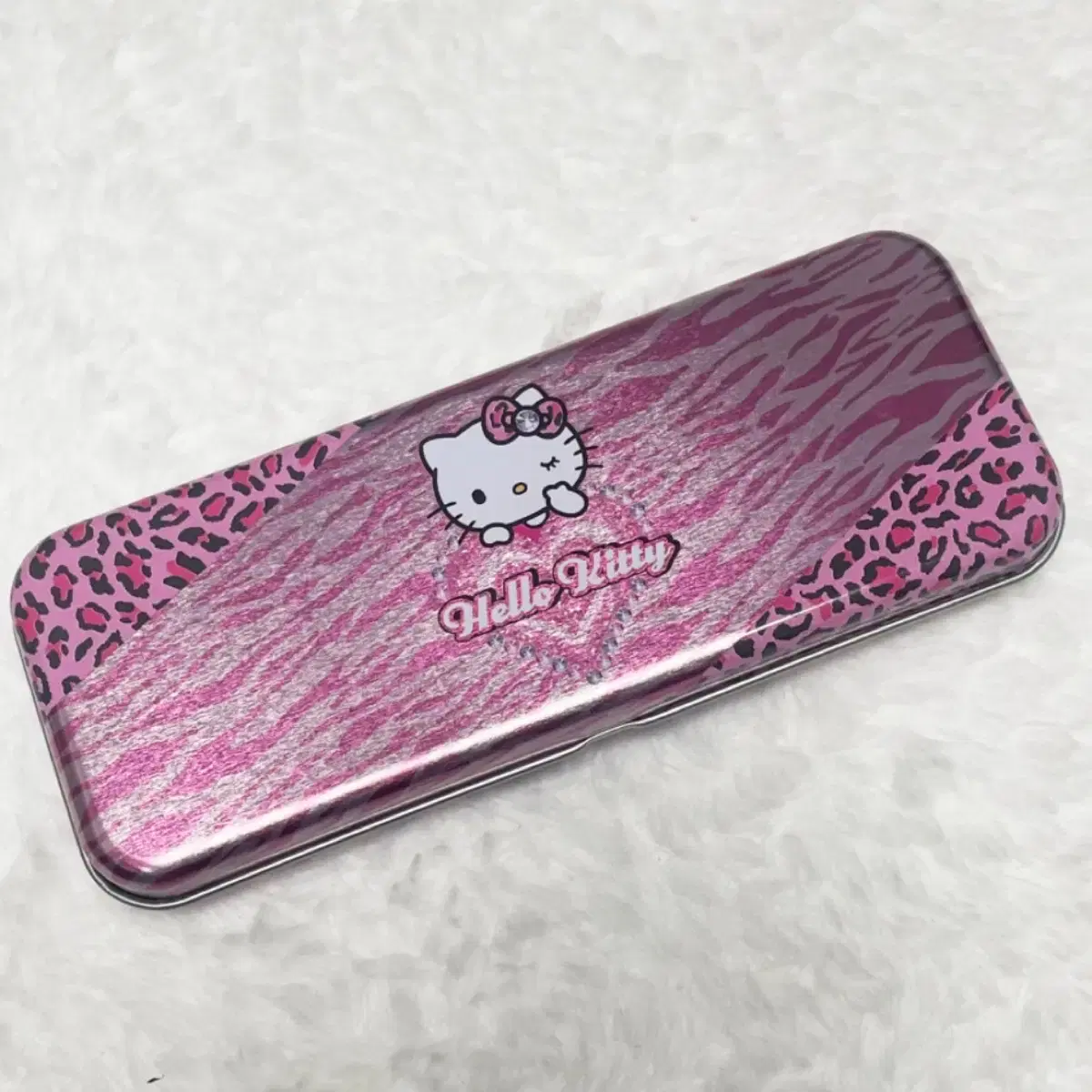 Sanrio Kitty Leopard Print Pencil Case Hello Kitty Classic Kitty Leopard Kitty Leopard Kitty