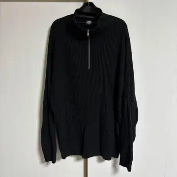 프릭스스토어 하프 지퍼 니트 1234248900031 블랙 L