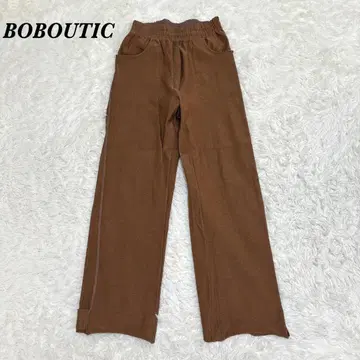 보부티크 BOBOUTIC 이탈리아제 코튼 니트 허리밴딩 팬츠