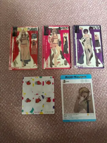 아크릴 스탠드 세트 컬러풀 캐릭터