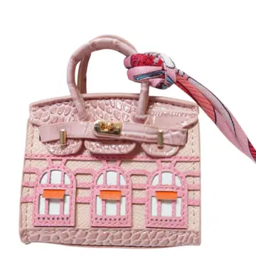 핑크 핸드백형 참 리본 포함