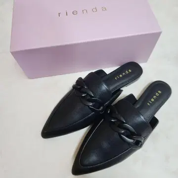 rienda 체인 로퍼 샌들