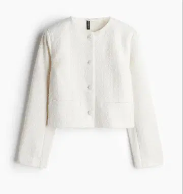 미사용 새상품 H&M 부클레 자켓 트위드