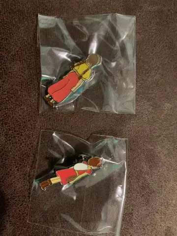 스튜디오 지브리 캐릭터 핀 배지 2개 세트