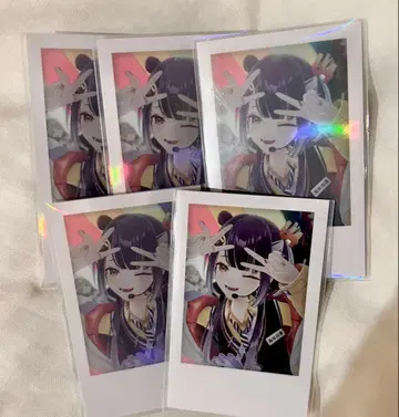 니지산지 가요제 우미마이 네잎 폴라로이드풍 카드