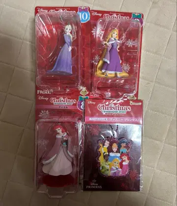 디즈니 크리스마스 오너먼트 복권 4종 세트