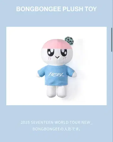 SEVENTEEN 세븐틴 세부치 왈츠 봉봉이 봉제 인형 인형