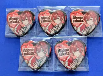 아호노 사카타. 토나리노 사카타. 소마우사 발렌타인 캔뱃지 5개 세트