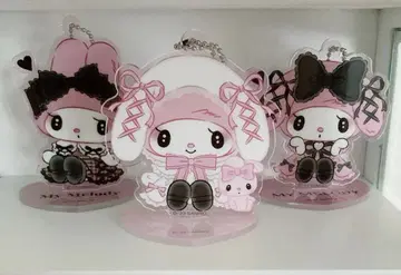 산리오 마이멜로디 아크릴 키링 아크릴 스탠드 세트