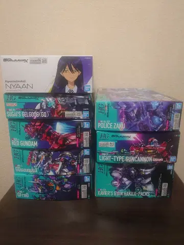기동전사 건담 GQuuuuuuX 프라모델 묶음 판매 총 8개