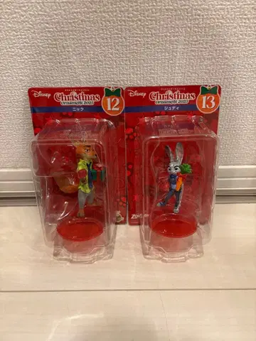 디즈니 크리스마스 오너먼트 1번 복권 2025 주토피아 2개 세트