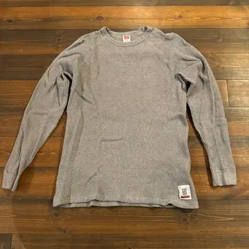 스탠다드 캘리포니아 와플 서멀 T 그레이 S 새상품