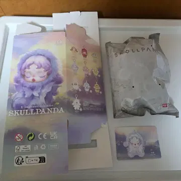 SKULLPANDA L'impressionnisme 봉제 인형 펜던트