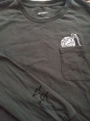 [ 미착용 ] 강철의 연금술사 그라니프 콜라보 롱T