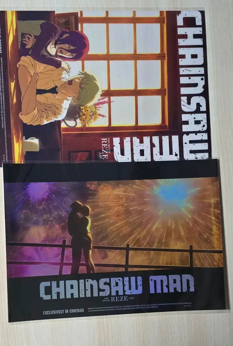 Sealed) Bulk Chainsaw Man Reze Arc Pre-order Benefit Fireworks Poster Cafe Poster