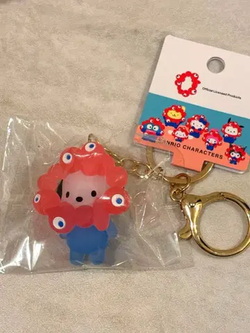 미야쿠미야쿠 산리오 입체 마스코트 클리어 컬러 키링 포차코