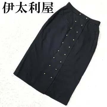 이타리야 이탈리아 롱 타이트 스커트 블랙 9A2 B9007