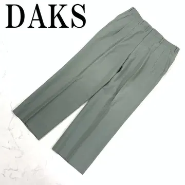 LA6407 DAKS 닥스 울 100% 슬랙스 그린 82